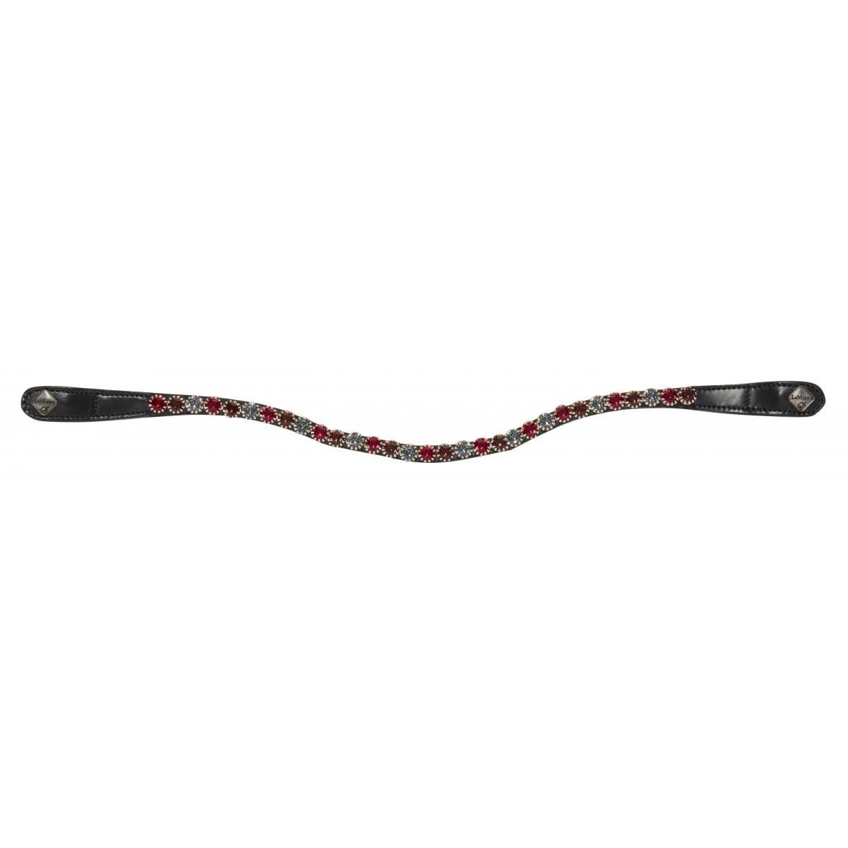 LeMieux Frontriem Spectrum Diamante Black Leder Frontriemen - Maddelin Equestrian LeMieux