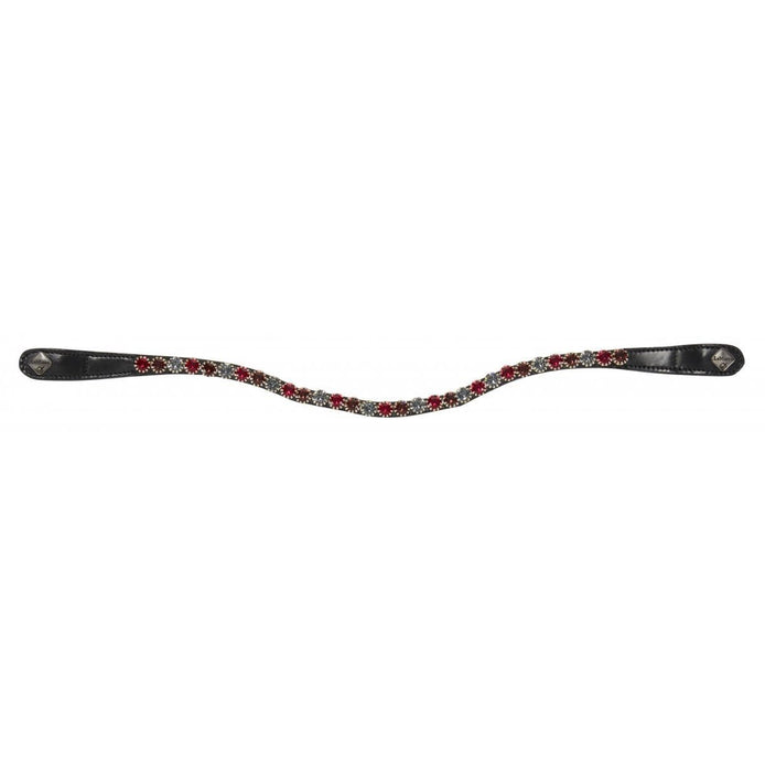 LeMieux Frontriem Spectrum Diamante Black Leder Frontriemen - Maddelin Equestrian LeMieux