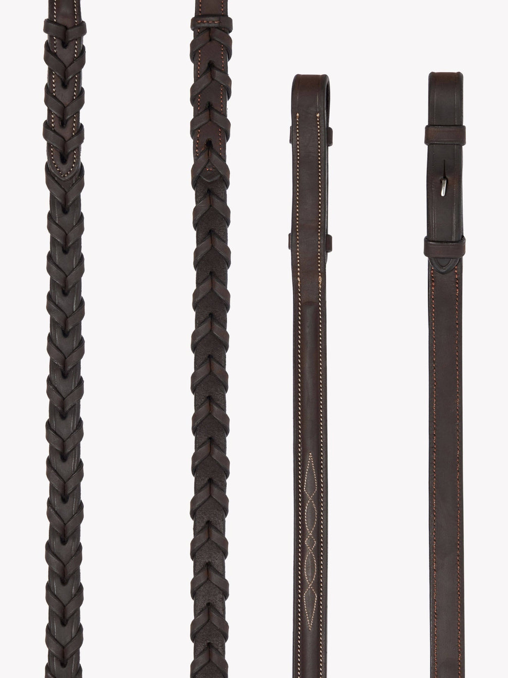 LeMieux Gevlochten Jachtteugels met Stiksels Teugels - Maddelin Equestrian LeMieux