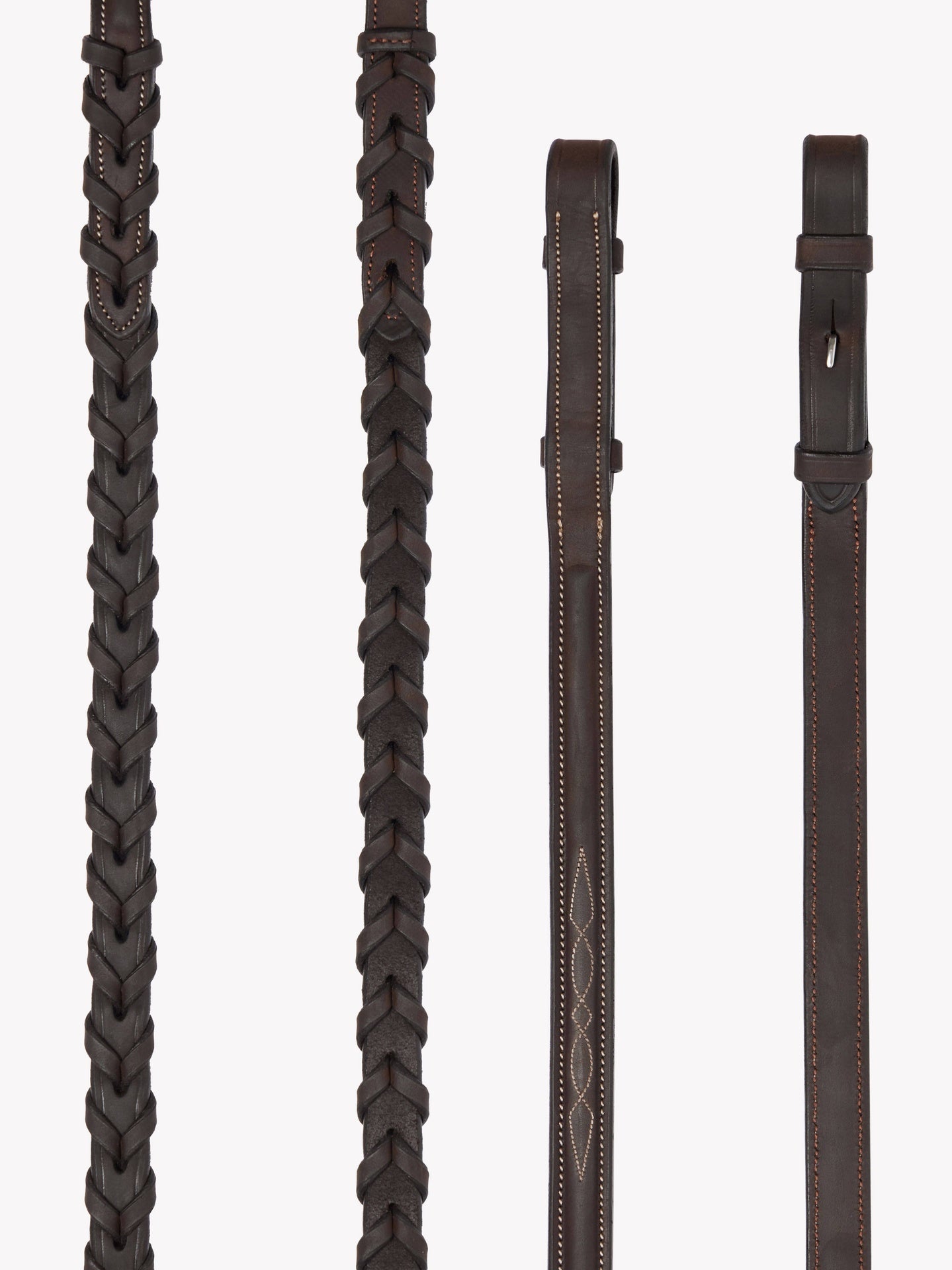 LeMieux Gevlochten Jachtteugels met Stiksels Teugels - Maddelin Equestrian LeMieux