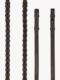LeMieux Gevlochten Jachtteugels met Stiksels Teugels - Maddelin Equestrian LeMieux