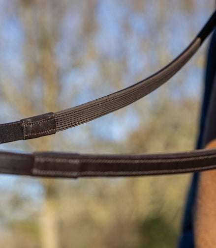 LeMieux Half leder half Rubber Teugels Teugels - Maddelin Equestrian LeMieux