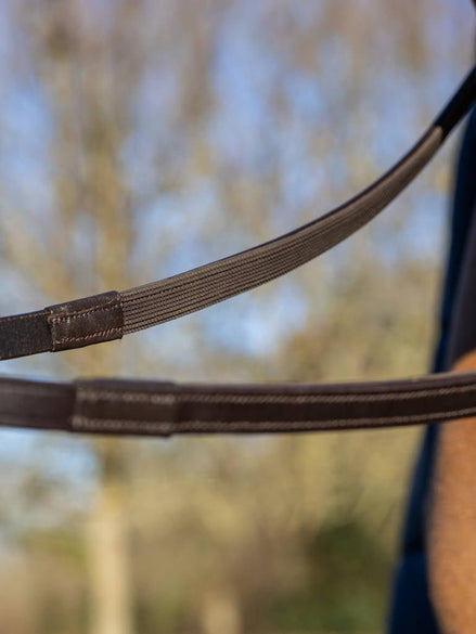 LeMieux Half leder half Rubber Teugels Teugels - Maddelin Equestrian LeMieux