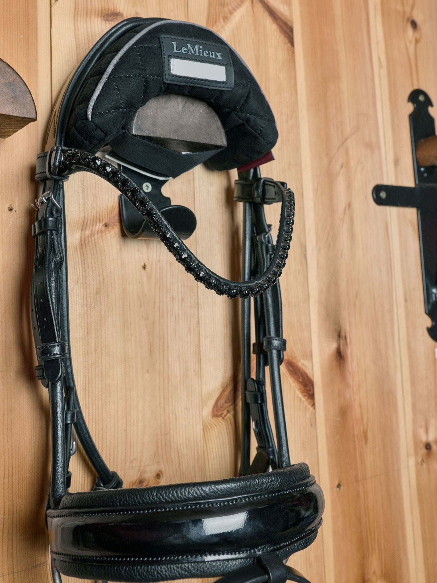 Lemieux Hoofdstelkussen Zwart Toebehoren hoofdstellen - Maddelin Equestrian LeMieux