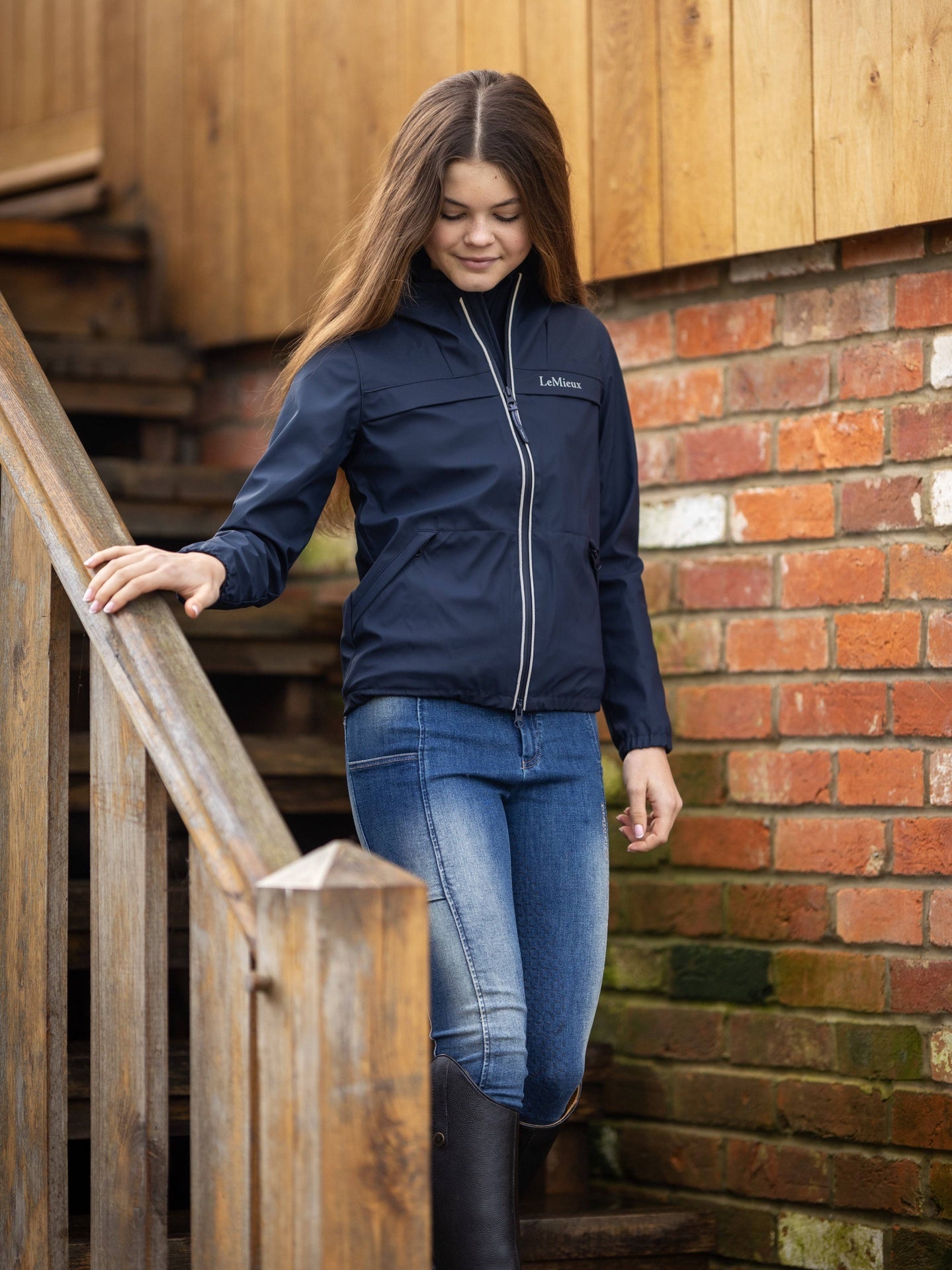 LeMieux Kids Annie Denim Bregging Kids - Maddelin Equestrian LeMieux