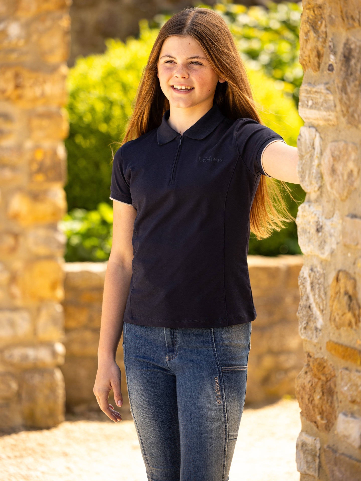 LeMieux Kids Annie Denim Bregging Kids - Maddelin Equestrian LeMieux