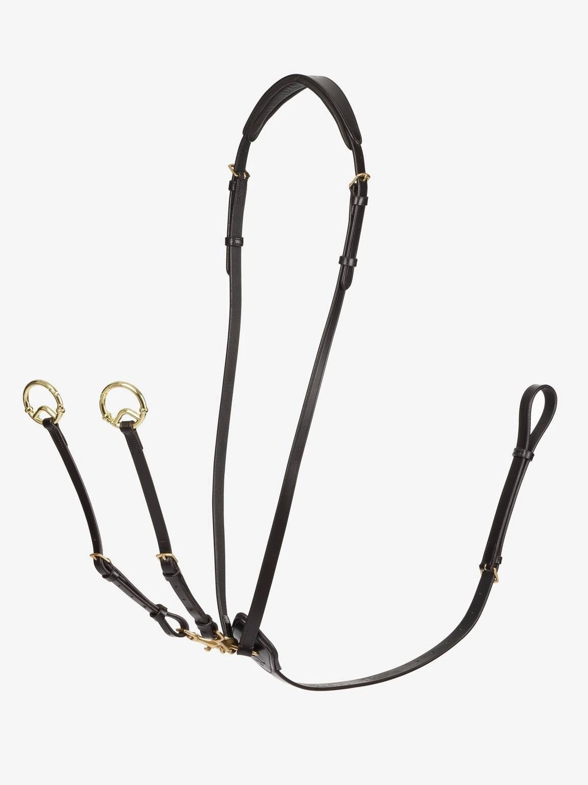LeMieux Kudos Running Martingaal Brass Borstriemen en martingalen - Maddelin Equestrian LeMieux