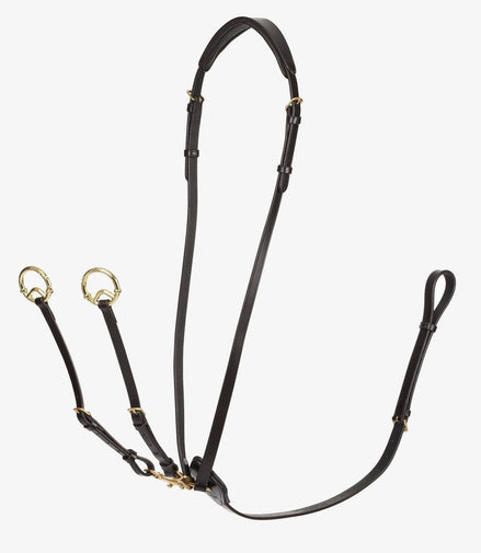 LeMieux Kudos Running Martingaal Brass Borstriemen en martingalen - Maddelin Equestrian LeMieux