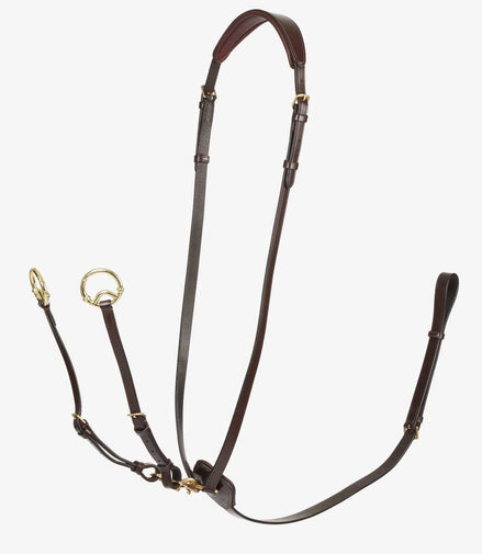 LeMieux Kudos Running Martingaal Brass Borstriemen en martingalen - Maddelin Equestrian LeMieux
