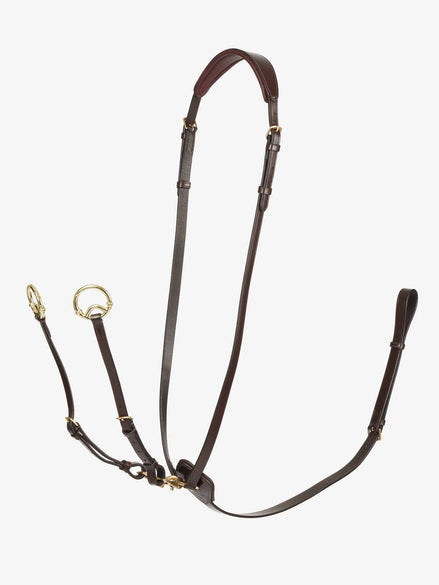 LeMieux Kudos Running Martingaal Brass Borstriemen en martingalen - Maddelin Equestrian LeMieux