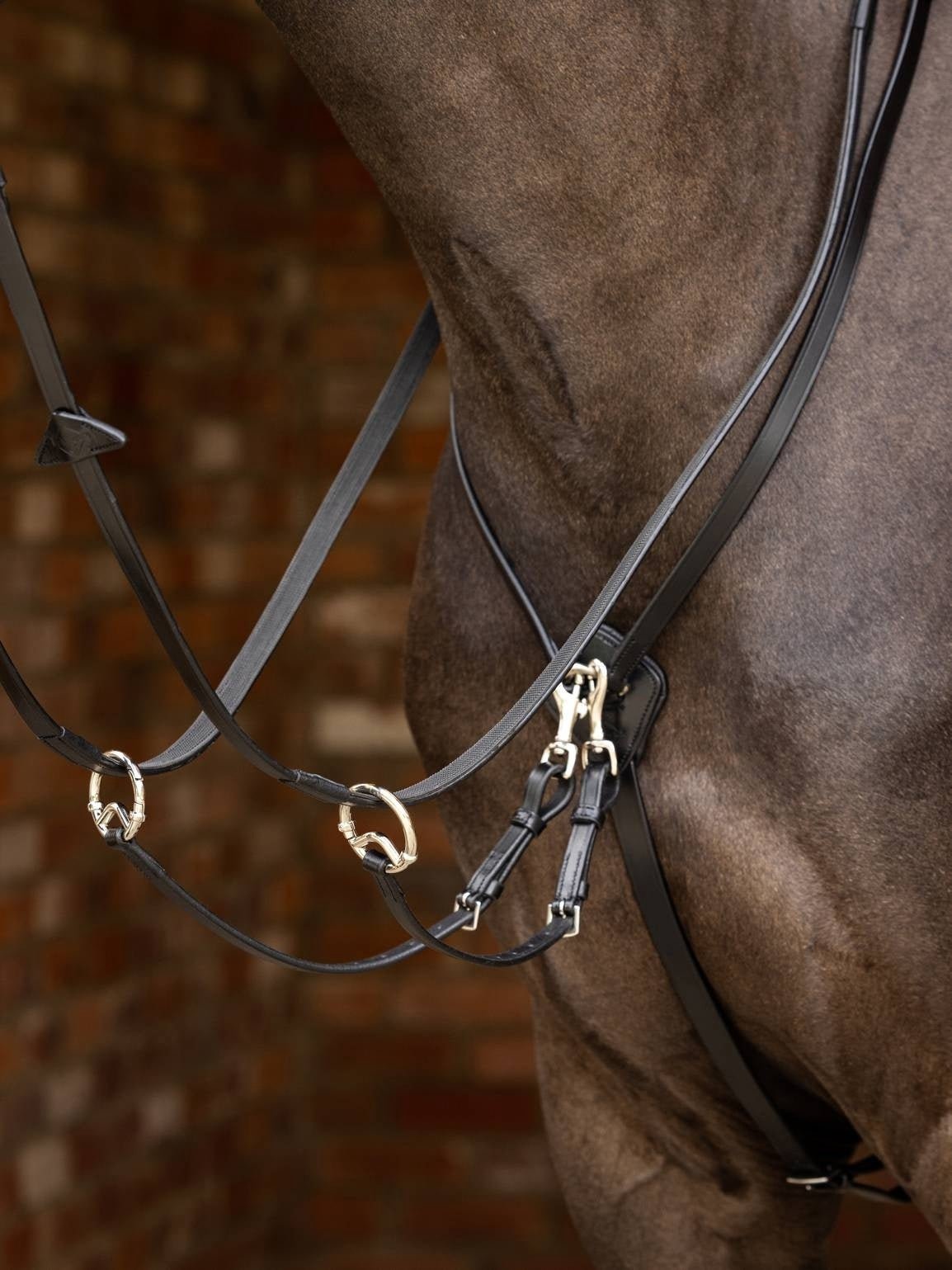 LeMieux Kudos Running Martingaal Silver Borstriemen en martingalen - Maddelin Equestrian LeMieux