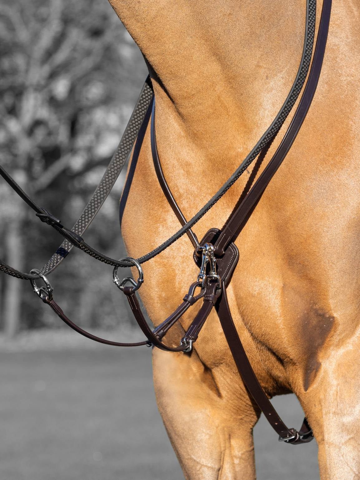 LeMieux Kudos Running Martingaal Silver Borstriemen en martingalen - Maddelin Equestrian LeMieux