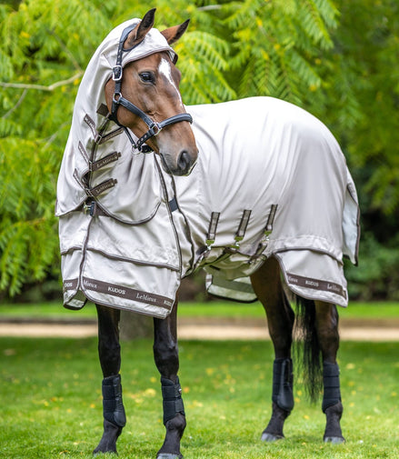 LeMieux Kudos Sweet Itch Eczeemdeken Stone Vliegendekens - Maddelin Equestrian LeMieux