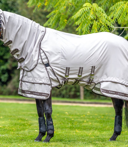 LeMieux Kudos Sweet Itch Eczeemdeken Stone Vliegendekens - Maddelin Equestrian LeMieux