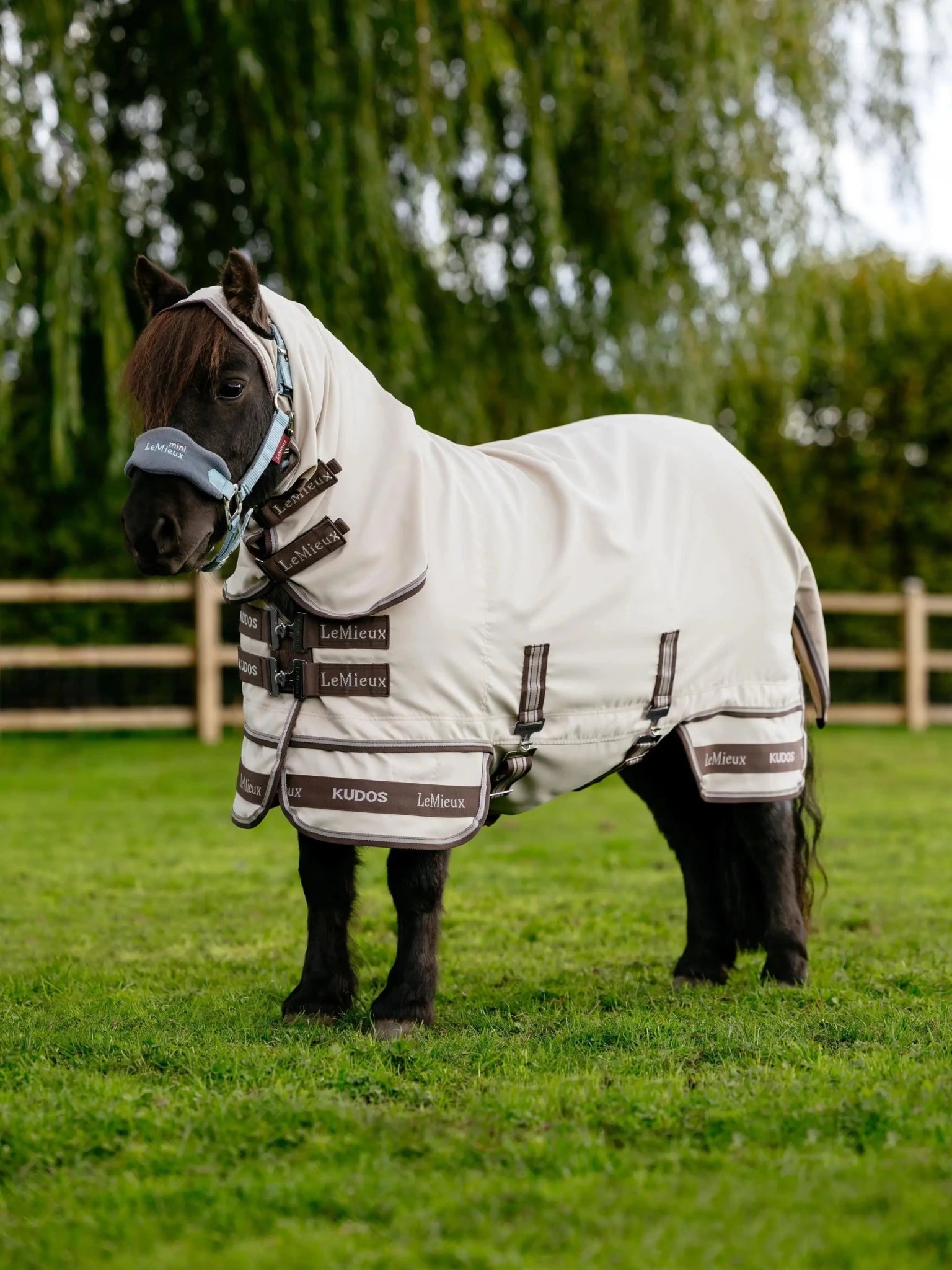 LeMieux Kudos Sweet Itch Eczeemdeken Stone Vliegendekens - Maddelin Equestrian
