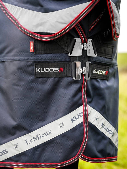 LeMieux Kudos Thermo Layer Turnout Paardendeken Navy Outdoordeken - Maddelin Equestrian LeMieux