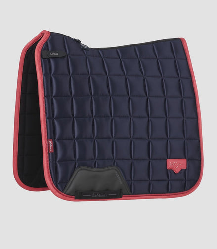 Lemieux Loire Zadeldek Navy/Cranberry Zadeldoeken - Maddelin Equestrian LeMieux