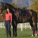 Lemieux Loire Zadeldek Navy/Cranberry Zadeldoeken - Maddelin Equestrian LeMieux