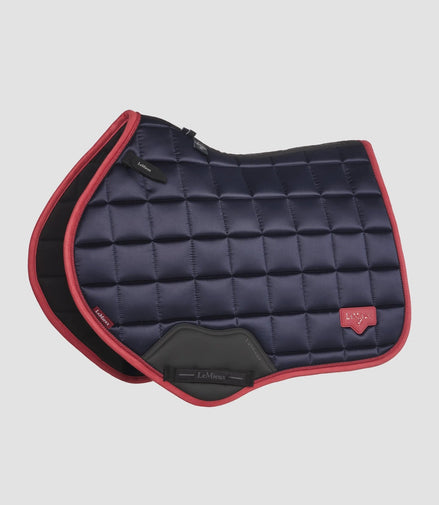 Lemieux Loire Zadeldek Navy/Cranberry Zadeldoeken - Maddelin Equestrian LeMieux