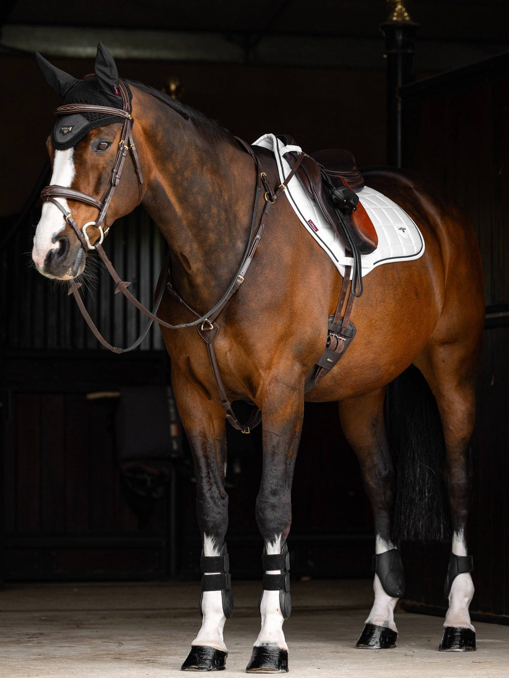 LeMieux Loire Zadeldek White Zadeldoeken - Maddelin Equestrian LeMieux
