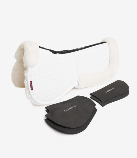 Lemieux Merino+ ProSorb 2 Pocket Half Pad Zadelonderleggers - Maddelin Equestrian LeMieux