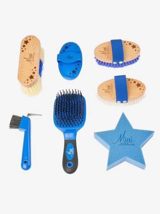 LeMieux Mini Poetstas Set Benetton Blue Borstels & toebehoren - Maddelin Equestrian LeMieux