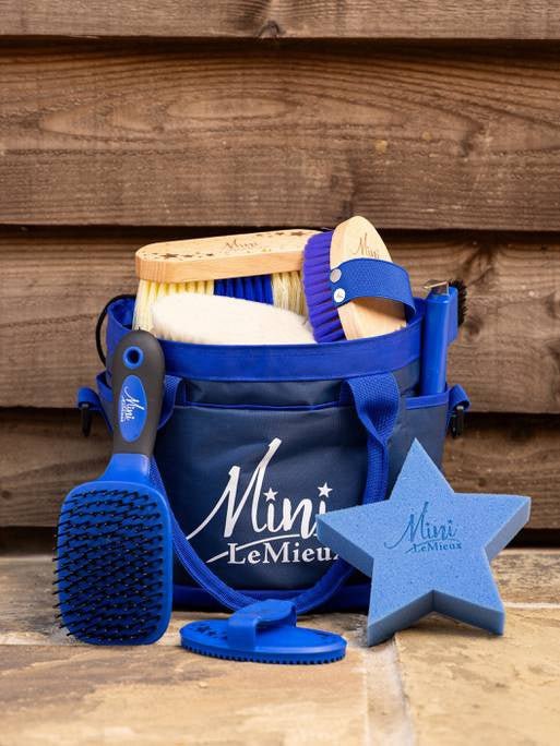 LeMieux Mini Poetstas Set Benetton Blue Borstels & toebehoren - Maddelin Equestrian LeMieux