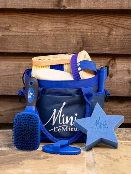 LeMieux Mini Poetstas Set Benetton Blue Borstels & toebehoren - Maddelin Equestrian LeMieux