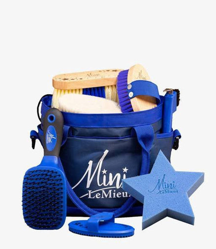 LeMieux Mini Poetstas Set Benetton Blue Borstels & toebehoren - Maddelin Equestrian LeMieux