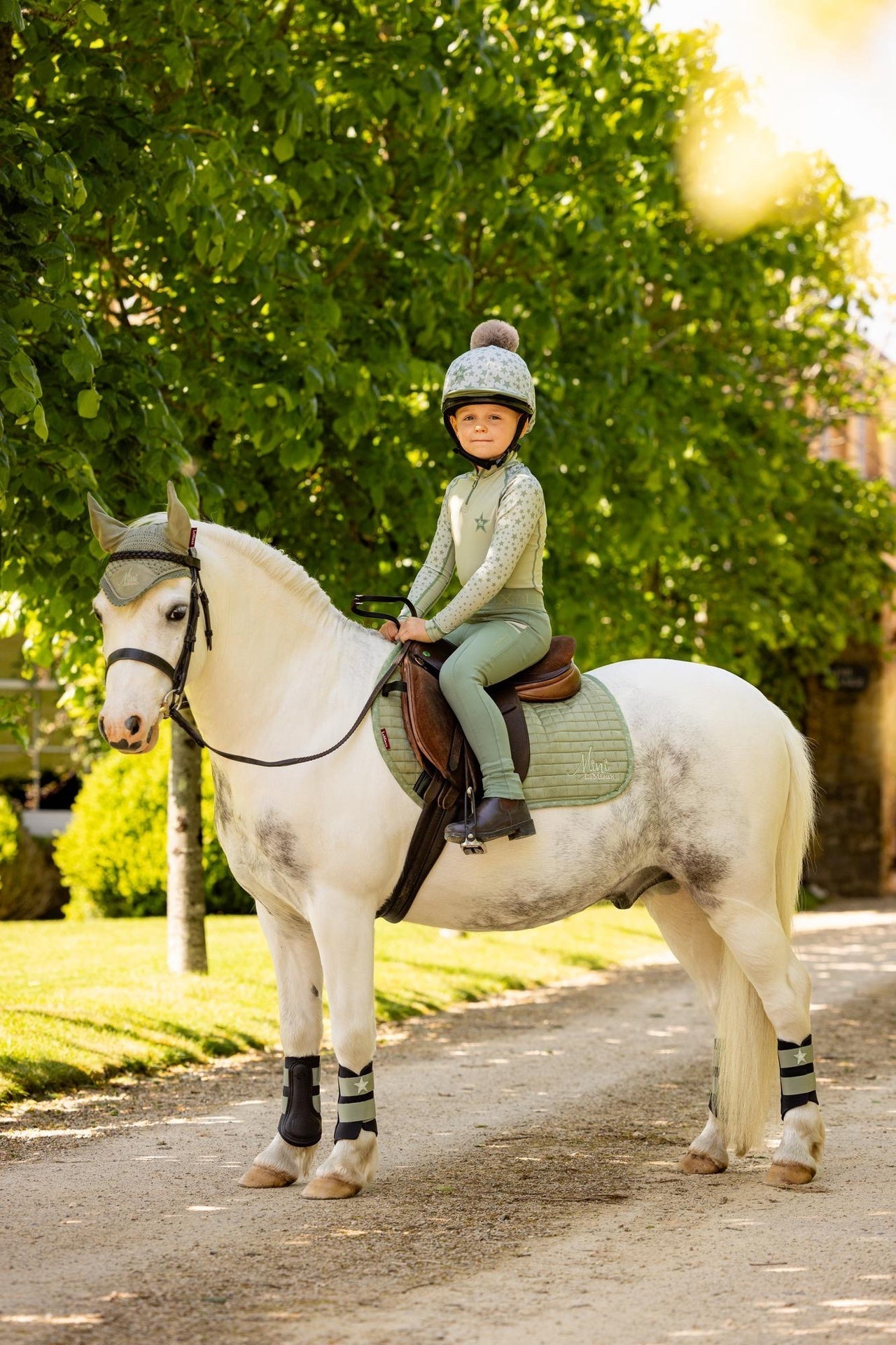 LeMieux Mini Suede Jump Zadeldek Fern Zadeldoeken - Maddelin Equestrian LeMieux