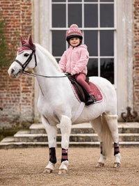 LeMieux Mini Zadeldek Suede Jump Square Orchid Zadeldoeken - Maddelin Equestrian LeMieux