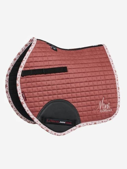 LeMieux Mini Zadeldek Suede Jump Square Orchid Zadeldoeken - Maddelin Equestrian LeMieux