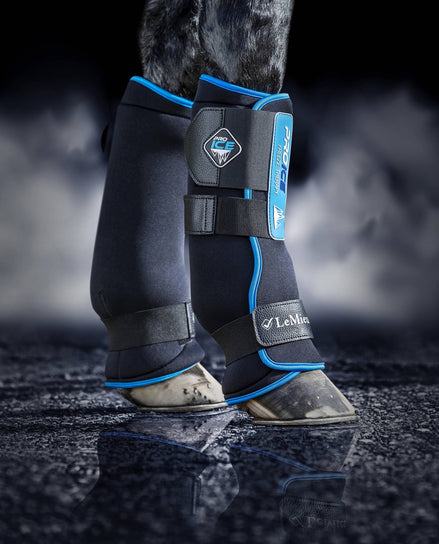 LeMieux ProIce Freeze Boots - Verkoelende peesbeschermers Transport, therapeutisch en stalbeschermers - Maddelin Equestrian