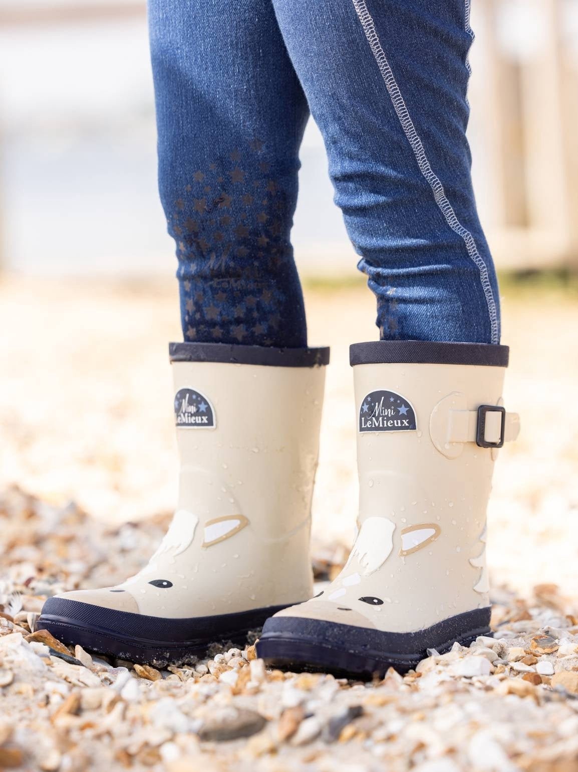 LeMieux Puddle Pals Kids Regenlaarzen Welly Palomino Jodhpurs - Maddelin Equestrian LeMieux