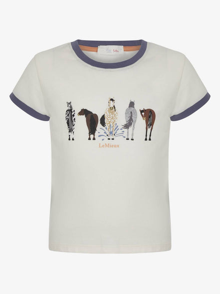 LeMieux Puddle Pals Kids T-Shirt Ecru Kids - Maddelin Equestrian LeMieux