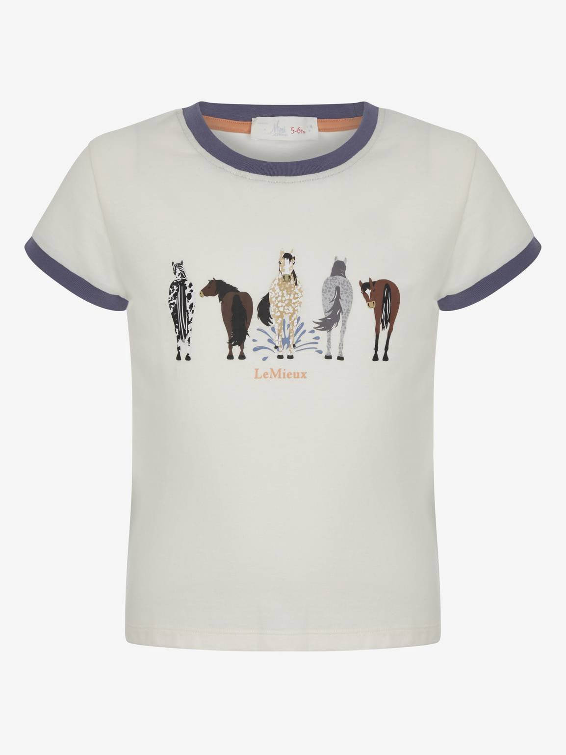 LeMieux Puddle Pals Kids T-Shirt Ecru Kids - Maddelin Equestrian LeMieux