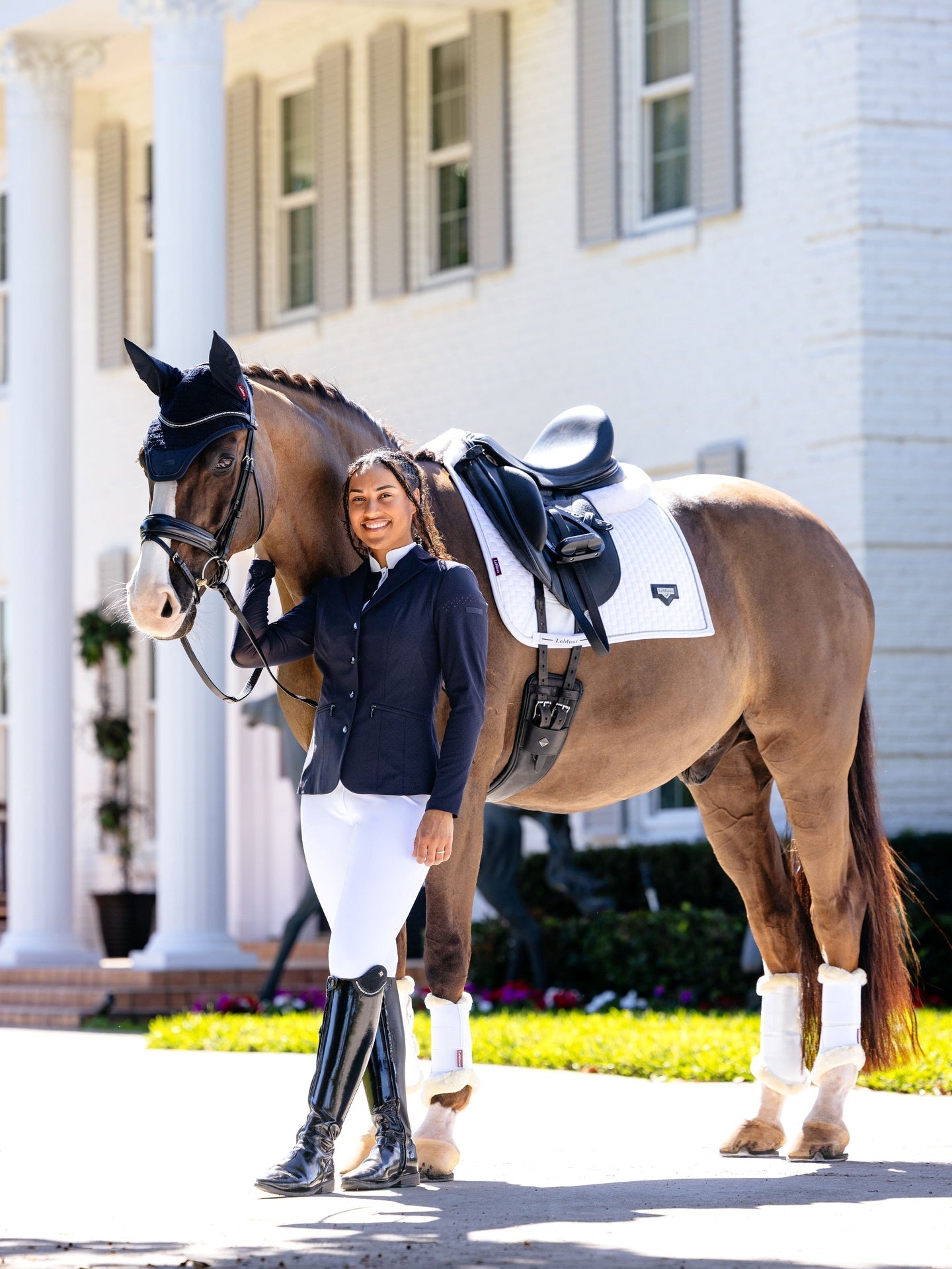 LeMieux Puissance Suede Zadeldek Zadeldoeken - Maddelin Equestrian LeMieux