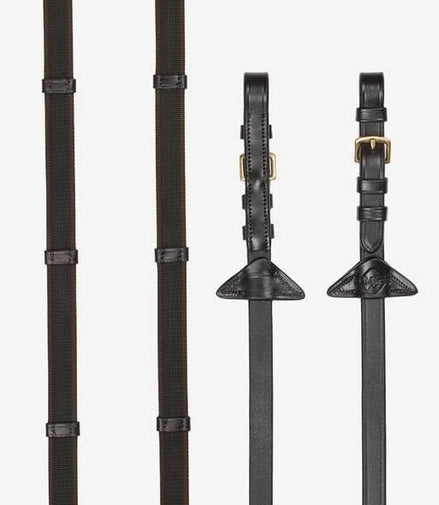 LeMieux Rubber Grip Continental Teugels Teugels - Maddelin Equestrian LeMieux