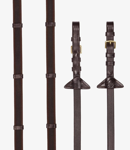 LeMieux Rubber Grip Continental Teugels Teugels - Maddelin Equestrian LeMieux