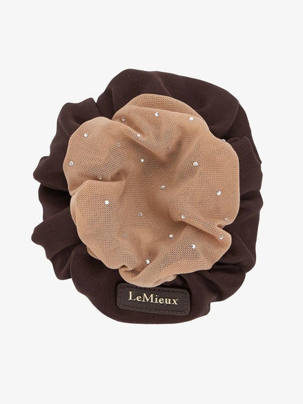 LeMieux Scrunchie met kristallen haarnetje Wedstrijd Accessoires - Maddelin Equestrian LeMieux