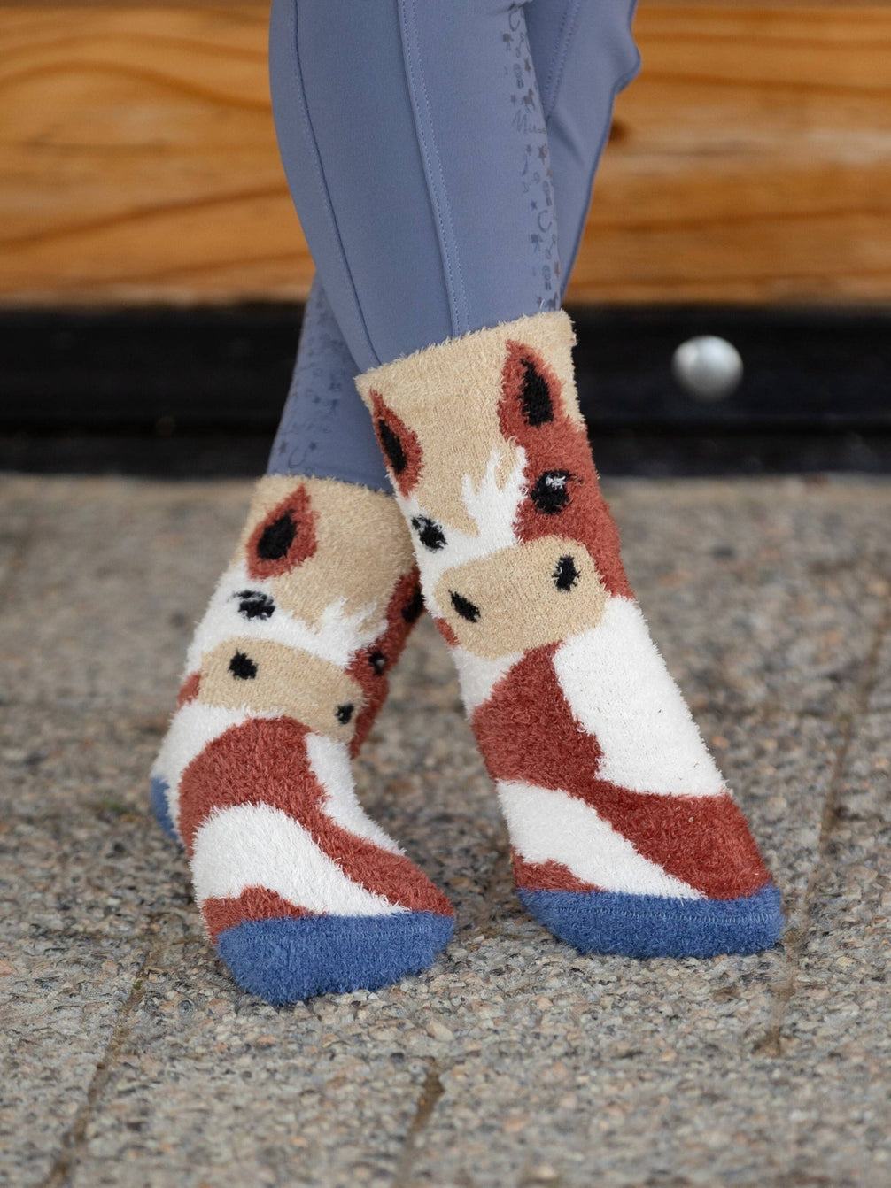 LeMieux Sokken Mini Fluffly Character Flash Sokken - Maddelin Equestrian LeMieux