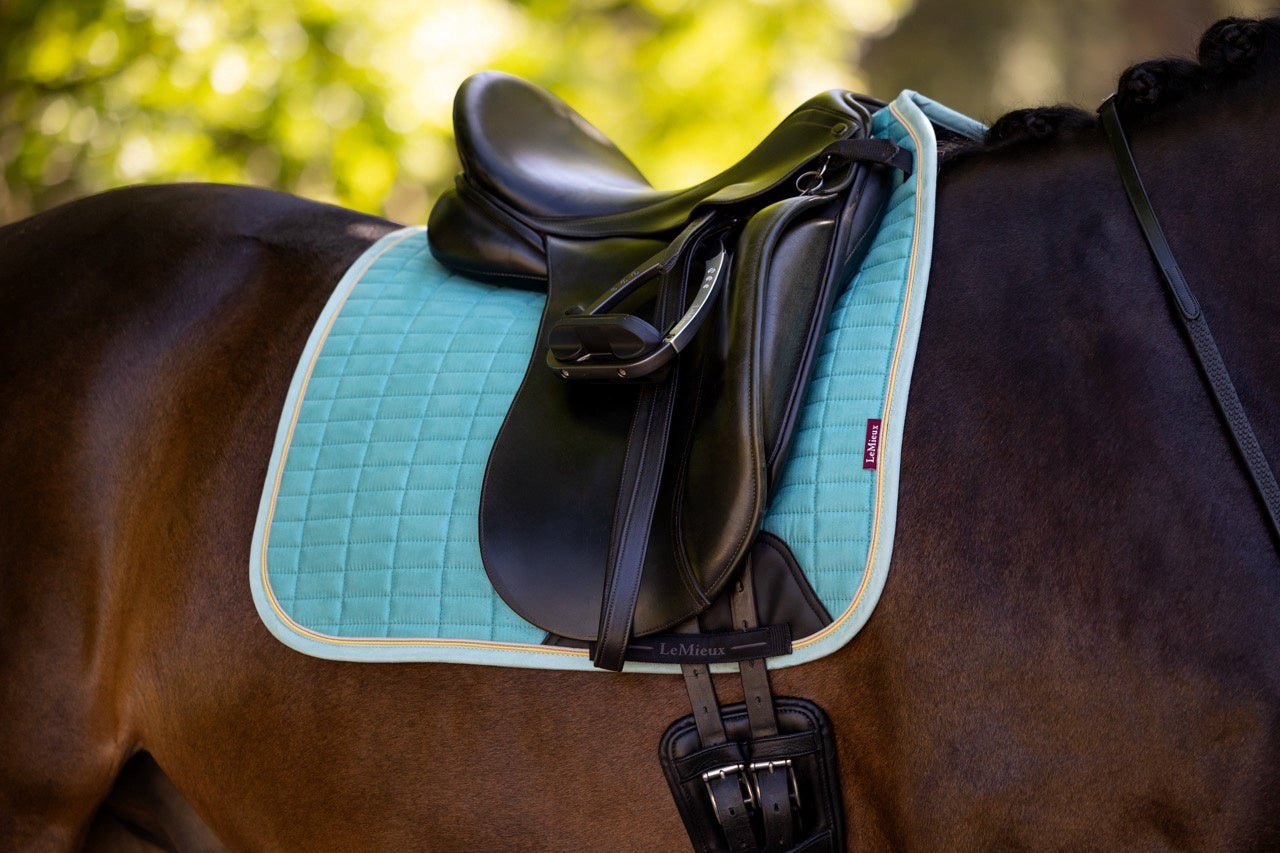 LeMieux Suede Zadeldek Lagoon SS25 Zadeldoeken - Maddelin Equestrian LeMieux