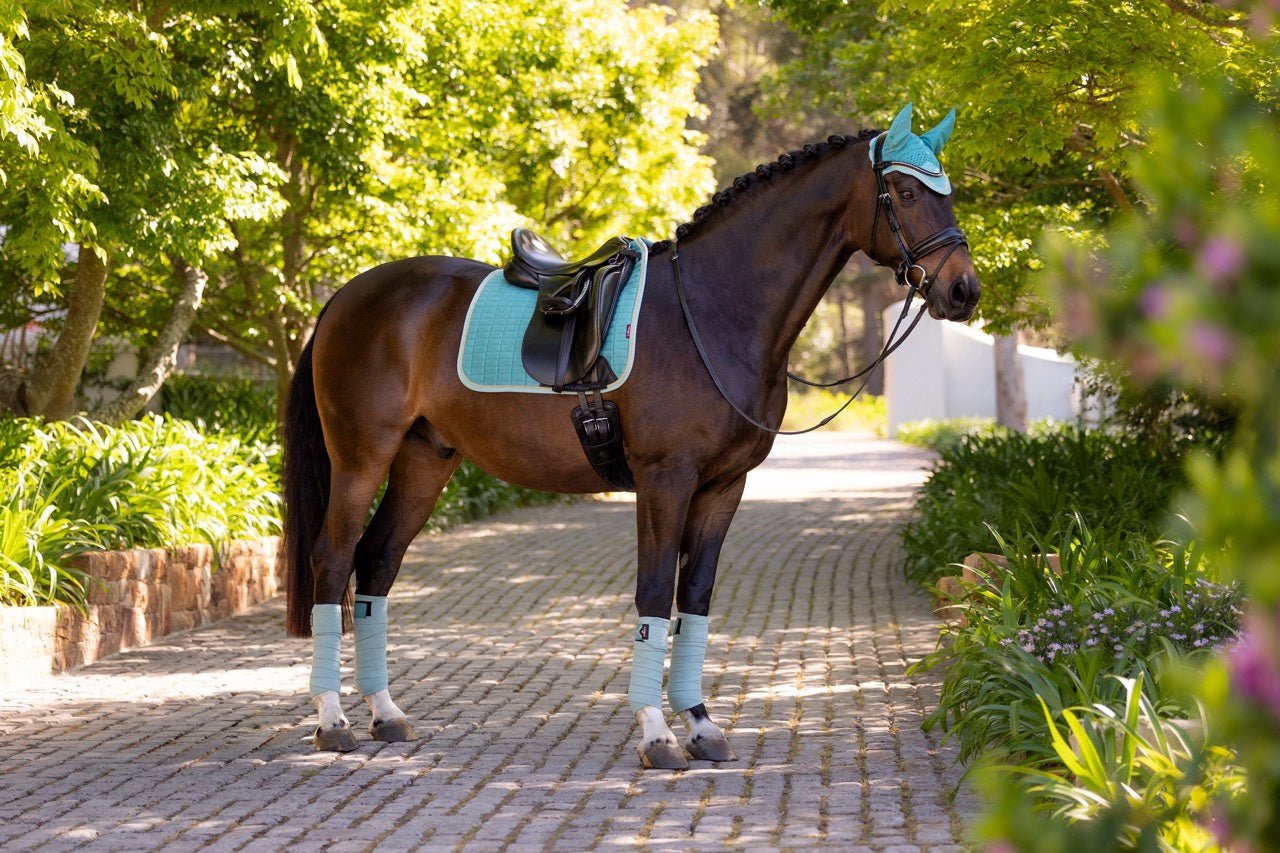 LeMieux Suede Zadeldek Lagoon SS25 Zadeldoeken - Maddelin Equestrian LeMieux