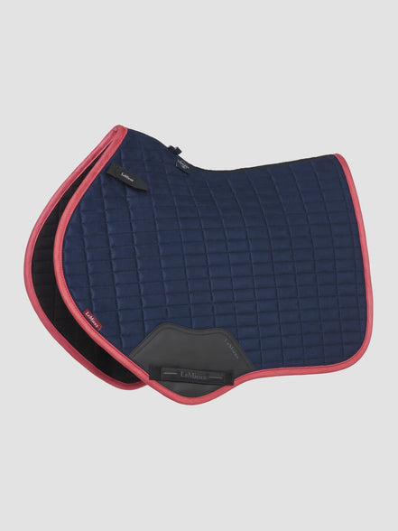 Lemieux Suede Zadeldek Navy/Cranberry Zadeldoeken - Maddelin Equestrian LeMieux