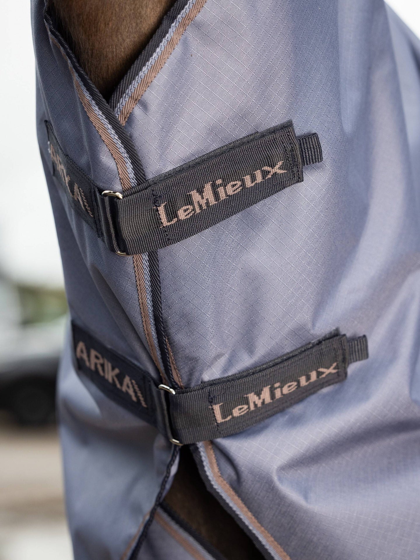 LeMieux Turnout Paardendeken Arika Ripstop Jay Blue Outdoordeken - Maddelin Equestrian LeMieux