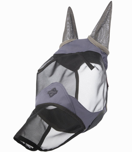 LeMieux Vliegenmasker Visor - Tek Jay Blue Vliegenmaskers en lintjes - Maddelin Equestrian LeMieux
