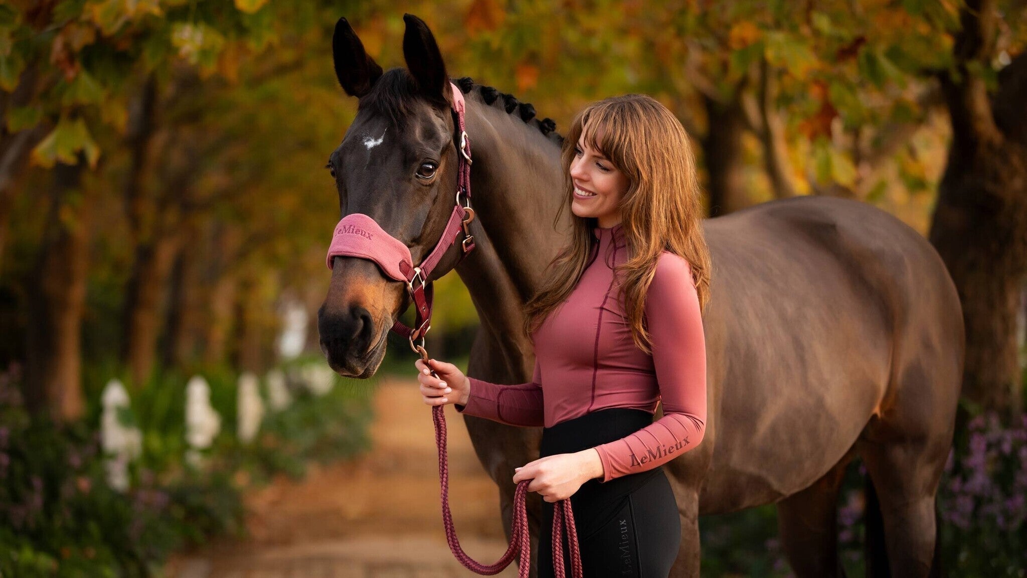 LeMieux Vogue Halster & Touw Halster met wol of faux fur - Maddelin Equestrian LeMieux