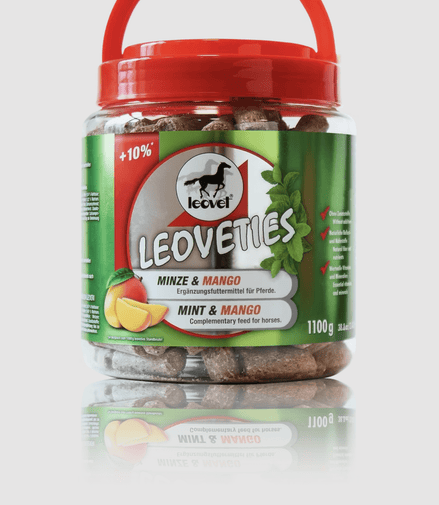 Leovet Leoveties Munt & Mango 1.1kg Snoepjes en likstenen - Maddelin Equestrian Leovet