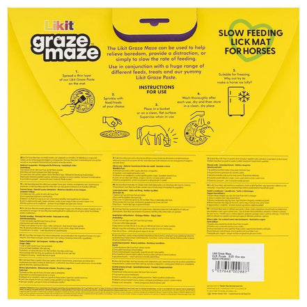 Likit Graze Maze Likmat Snoepjes en likstenen - Maddelin Equestrian Likit