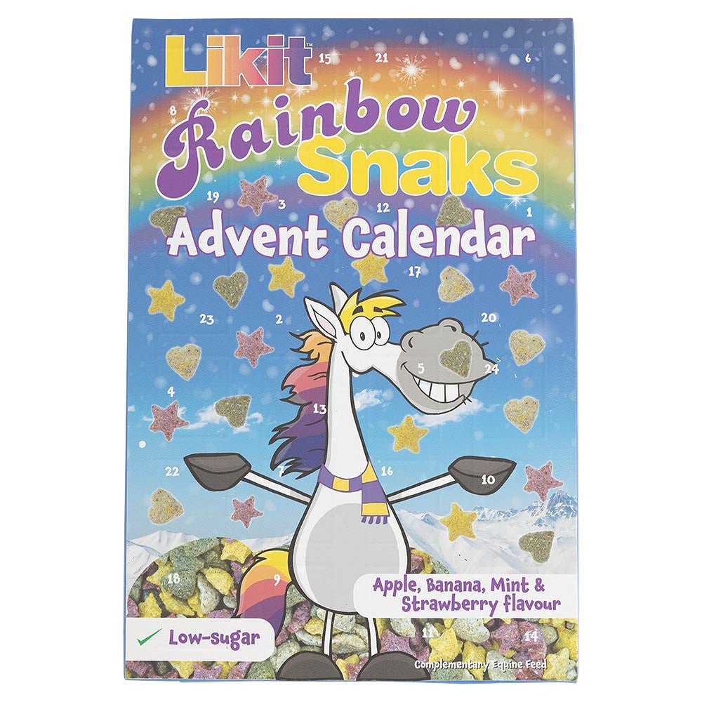 Likit Rainbow adventskalender Christmas Snoepjes en likstenen - Maddelin Equestrian Likit